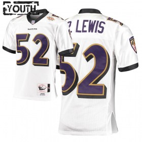 Baltimore Ravens Tröjor Ray Lewis 52 Nike Vit 2000 Throwback - Barn